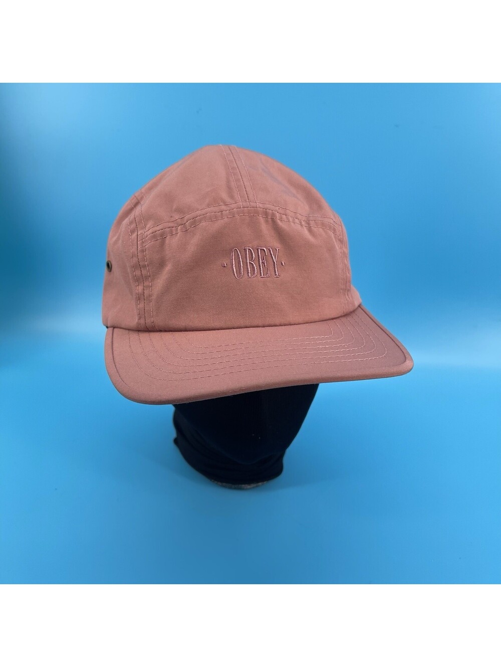 OBEY Worldwide Pink Strapback Hat Cap One Size Adjustable Streetwear